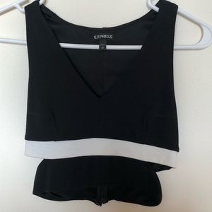 Express cut out crop top